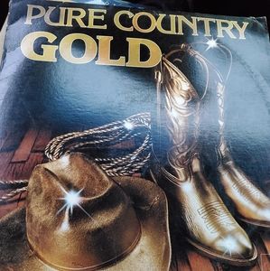 1987 4 records  PURE COUNTRY GOLD VINYLS